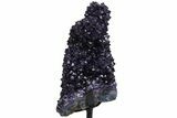 Top Quality Amethyst Stalactite Formation With Metal Stand #221136-2